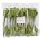 JAM Paper 2.25" Moss Green Corsage Leaf Stems, 100ct.